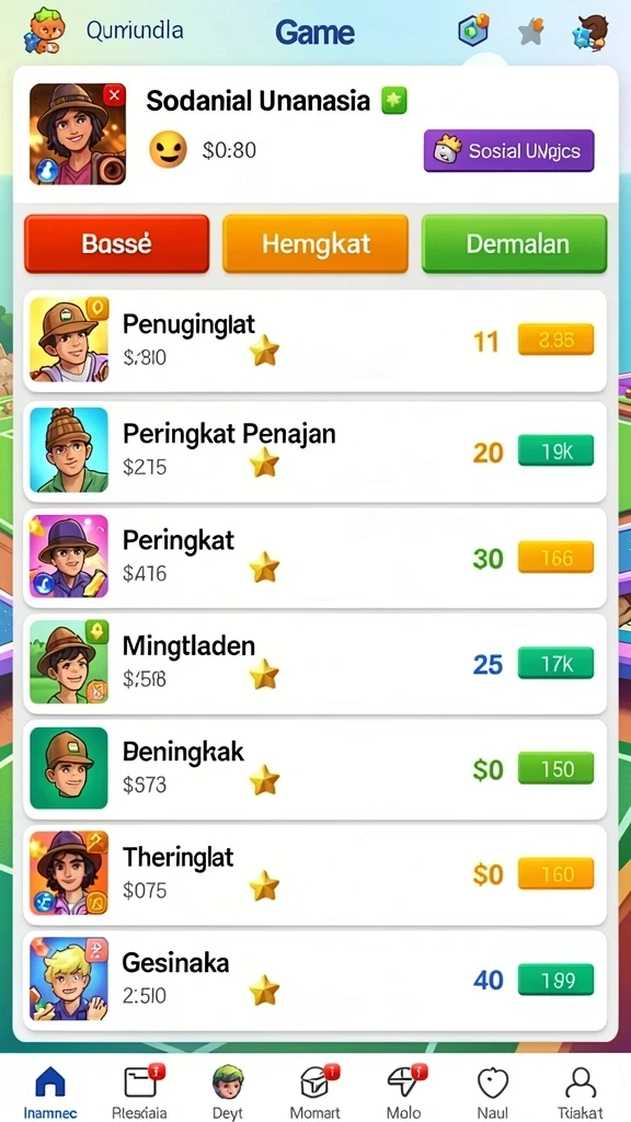 8zk - Tampilan awal permainan yang menarik dan mudah dinavigasi.