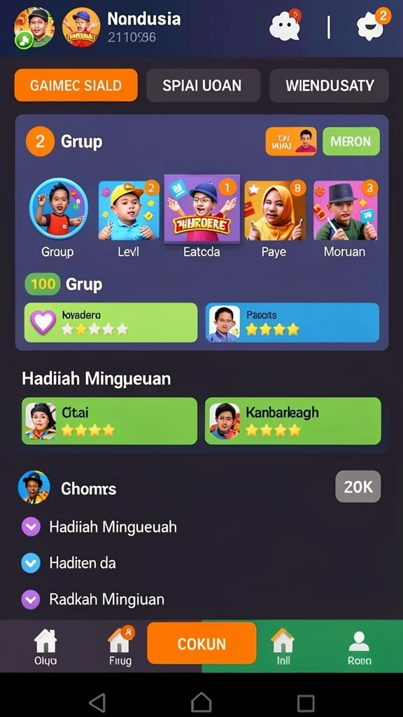 92glory - Interaksi sosial antar pemain yang aktif.
