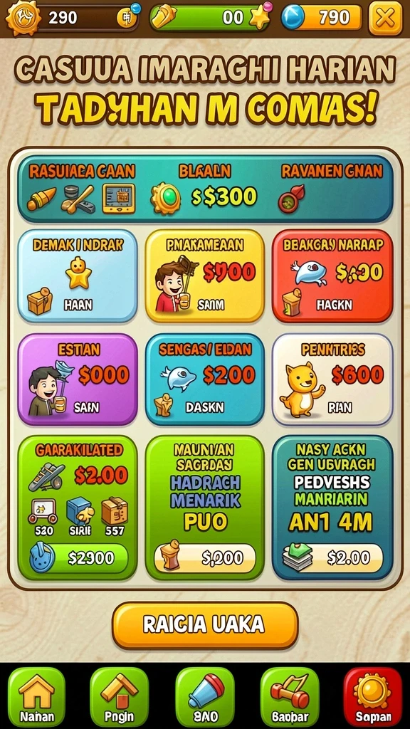 joyputar - Menu hadiah menarik yang tersedia untuk pemain.