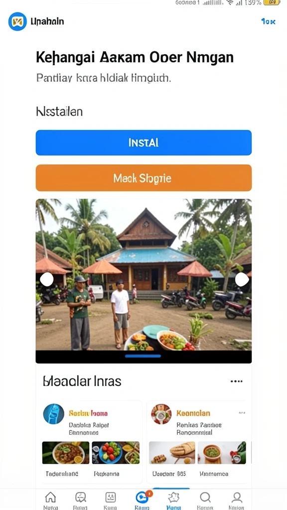 marina77 - Tampilan awal game yang menarik dan memikat.