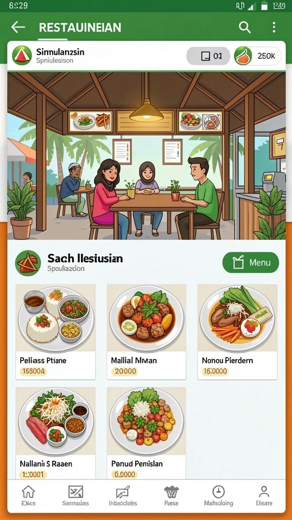 rpvip6 - Antarmuka permainan yang mudah digunakan dan intuitif.